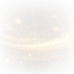 Fototapeta premium Light particles swirl and dance in a transparent background creating a visual effect that suggests movement and depth