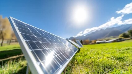 Solar Energy Revolution: Capture the sun's power, reflecting a commitment to sustainability and eco-friendly solutions.