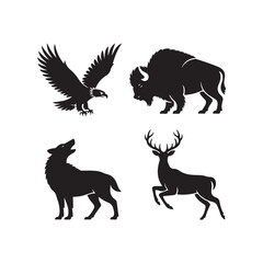 Fototapeta premium animals vector .vector eps 10