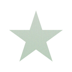 ​Abstract Grainy Gradient Star PNG. Single Five Pointed Star Icon with Retro Noise Texture. Trending Y2K Aesthetic Design Element for UI/Web Graphic
