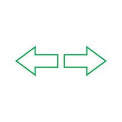 Right Left Arrow Icon &ndash; Horizontal Navigation Symbol