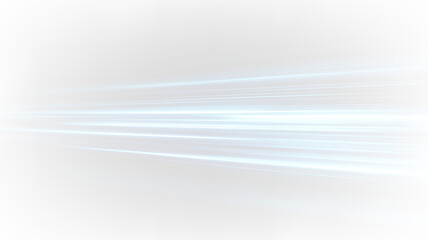 Light lines moving across a transparent background creating a digital effect in a modern setting