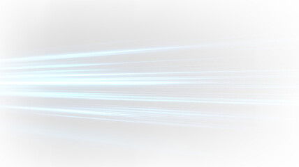 Light beams shining across a space with a transparent background on a clear day