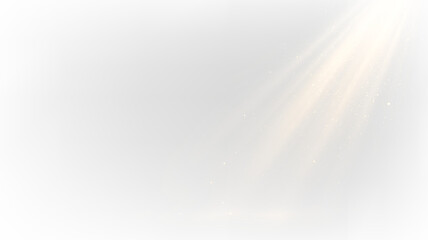 Soft light beams shine down on a blank background creating an ethereal atmosphere for artistic use and design projects