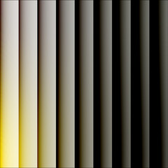 Abstract Vertical Gradient Stripes Background with Soft Shadow and Yellow Glow.