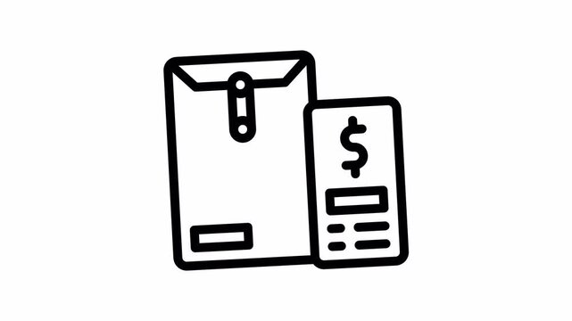 contract animated icon - Motion Graphic Elements for Business ,Presentations and Design