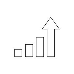 Growth Icon &ndash; Business Success and Upward Trend Symbol