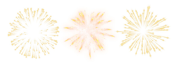 set of multi colours sky shot fire works  © Mani