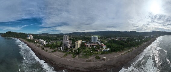 Jaco Beach, Costa Rica: Coastal City Panorama