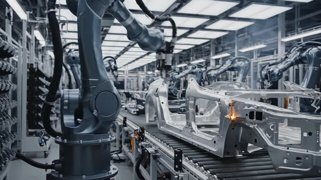 Automotive manufacturing assembly line