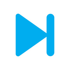 Skip Icon &ndash; Forward Navigation Media Control Symbol