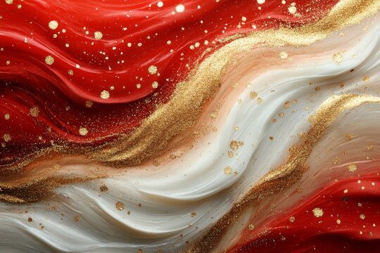 2026 Chinese New Year golden Horse. Elegant golden ornaments gold white and red color background look like a horse hair. Good Luck and Auspiciousness zodiac. Year of the Horse.