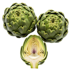 Fototapeta premium High-Resolution Artichoke Vegetable Stock Image PNG