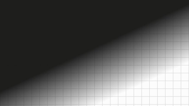 Dynamic black and white grid moving slowly from top to bottom