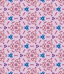 Abstract Surface Elements Seamless Pattern