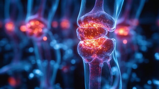 Illuminating Human Anatomy: A vibrant, detailed depiction of the skeletal system, showcasing the intricacies of human anatomy