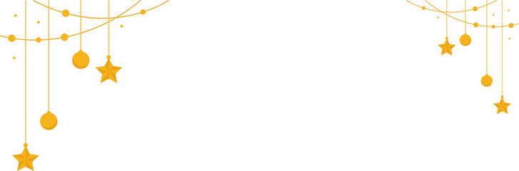 Gold Garland Hanging Decoration Overlay, Minimal Winter Glow, Elegant Festive Background Hanging Gold Garland Metallic Dots Bunting on Transparent Background shiny string lights on transparent 