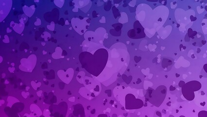 Purple Heart Background Pattern