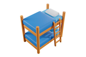 3D Render of a Bunk Bed