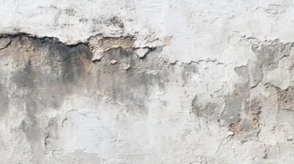 Obraz premium The surface features a wall marked by cracks and peeling paint showing signs of age and wear. The design highlights various textures and colors from the damaged plaster.