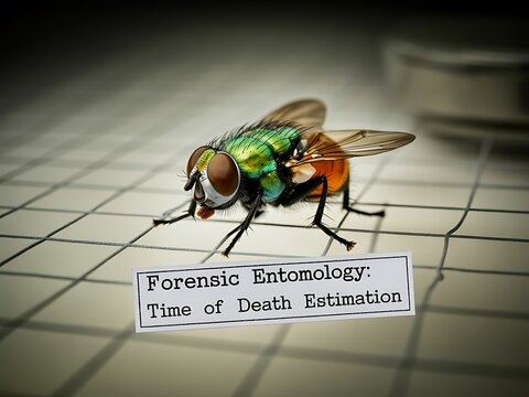 Forensic entomology: a macro view of a blowfly for time of death estimation