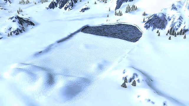 Glide avalanches occur when the entire snowpack slowly slides along a weak basal layer on a slope.