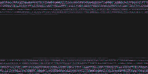 Television noise. Glitch background. TV static noise texture. Pixelated television screen backdrop . Vector illustration.