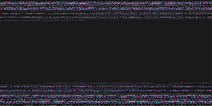Television noise. Glitch background. TV static noise texture. Pixelated television screen backdrop . Vector illustration.