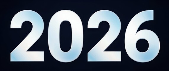 Celebrating new year 2026 with technology a futuristic background for exciting events