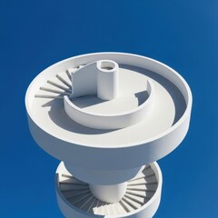 Modern spiral staircase