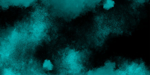 Fototapeta premium Armageddon apocalypse spooky Halloween inferno hell evil concept. Black, blue abstract background with copy space for design. Black, blue abstract background. Toned fiery blue sky. 
