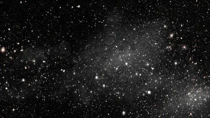 Obraz premium Stars and galaxies shine in a dark night sky filled with cosmic wonders