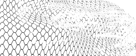 Mesh texture for fishing nets. Seamless pattern for sportswear or soccer goal, volleyball net, basketball hoop, hockey, athletics. modern © fathor