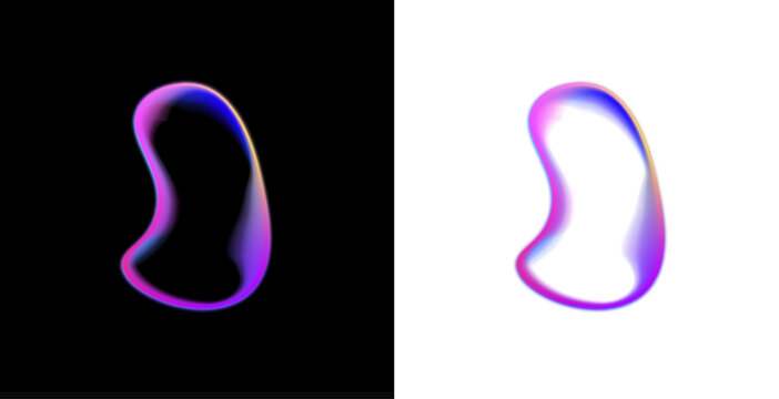 Neon circle PNG with vibrant gradient glow. Smooth luminous ring with bright edges. Futuristic abstract round design element. - Powered by Adobe