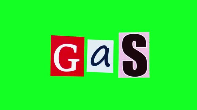 Colorful Printed Text On Lively Background, Playful Multicolored Lettering Displayed, Vivid Multicolored Characters Arranged Energetic Background Stickers are crumpled and unwrapped on green screen