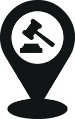 Court location marker