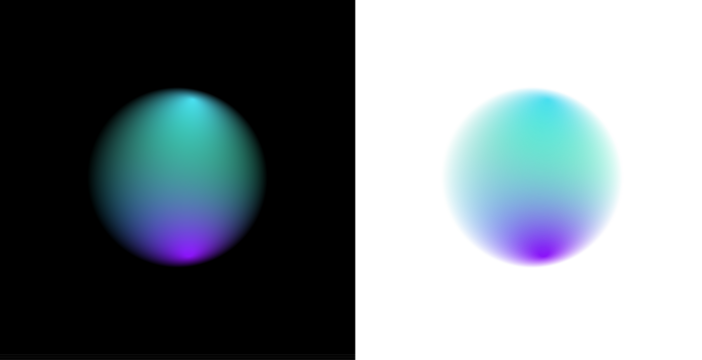 Translucent gradient circle with scattered liquid drops, soft holographic mesh, rainbow colors blending through blurred textures, luminous edges, round banner PNG. - Powered by Adobe