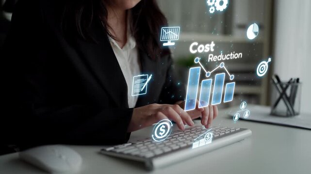 Cost reduction and cost saving through digital transformation, business cost optimization, operational cost reduction, financial savings, and resource efficiency strategies for business success. Muxer