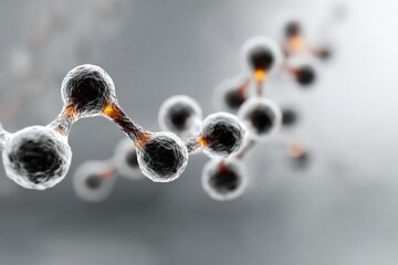 Digital communication network showing interconnected nodes and connections