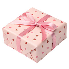 Delightful pink heart gift box