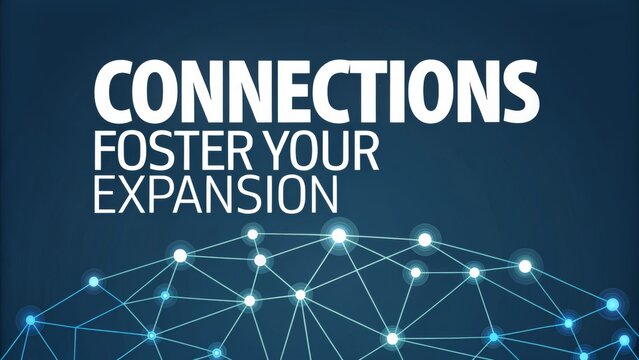 Abstract digital network representing global connections - Powered by Adobe