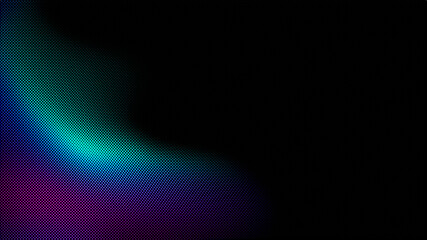 Obraz premium Gradient Dotted Abstract Background: Vibrant Colors on Black, Modern Design.