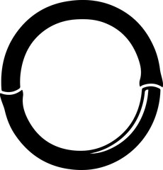 Symmetrical Gym Weight Machine Silhouette Vector Design