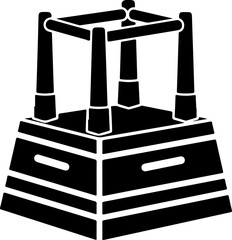 Gym Icon Vector Bundle &ndash; Fitness Exercise Machine Silhouette SVG Set