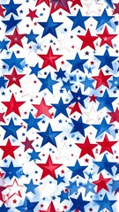 Starry, patriotic design