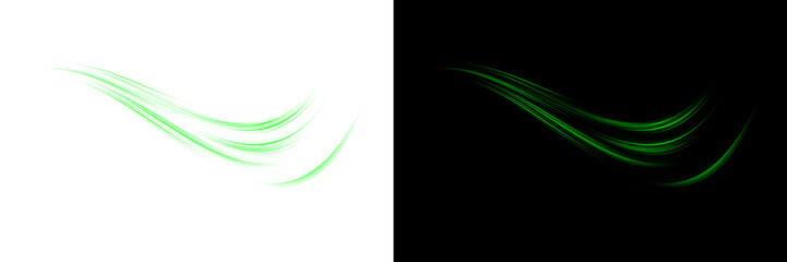 Line swirl color road light dynamic motion speed traffic night. 