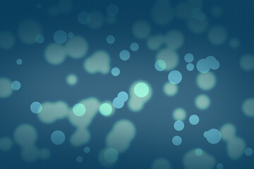 Shimmering light blue bokeh circles create a dreamy abstract background texture