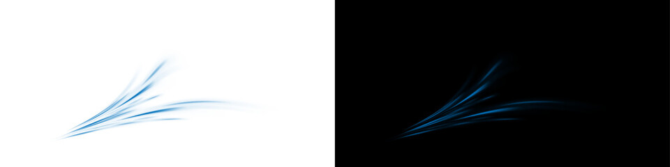 Line swirl color road light dynamic motion speed traffic night. 