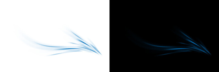 Line swirl color road light dynamic motion speed traffic night. 