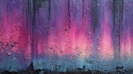 Grungy abstract background showing pink and purple vertical lines against a dark, textured surface, creating a unique and visually striking design